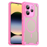 For Xiaomi Redmi Note 14 5G Magnetic Case TPU + PC Phone Back Cover