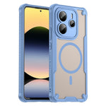 For Xiaomi Redmi Note 14 5G Magnetic Case TPU + PC Phone Back Cover