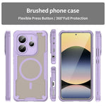 For Xiaomi Redmi Note 14 5G Magnetic Case TPU + PC Phone Back Cover