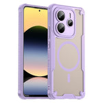 For Xiaomi Redmi Note 14 5G Magnetic Case TPU + PC Phone Back Cover