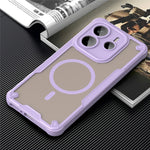 For Xiaomi Redmi Note 14 5G Magnetic Case TPU + PC Phone Back Cover