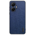 For Xiaomi Poco F7 5G / Redmi Turbo 4 Pro 5G Case Wood Texture PU Leather Coated PC TPU Phone Cover