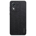 For Honor X70i Case Wood Texture PU Leather Coated PC TPU Phone Cover