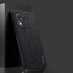 For Honor X70i Case Wood Texture PU Leather Coated PC TPU Phone Cover