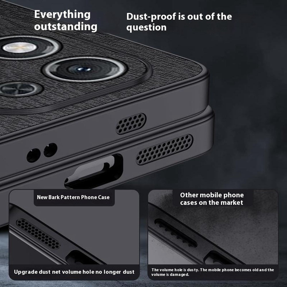 For Honor X70i Case Wood Texture PU Leather Coated PC TPU Phone Cover