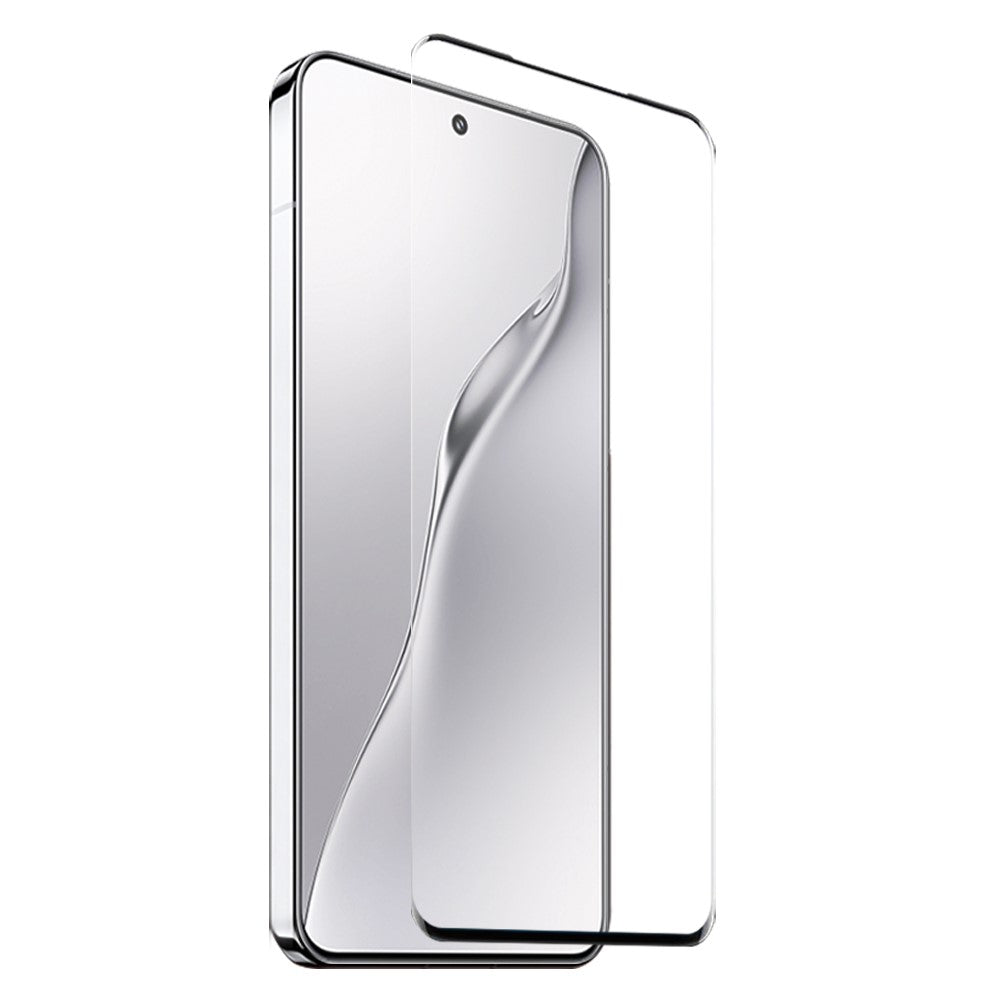 NORTHJO For Xiaomi 15 Pro Case Shockproof TPU Clear Phone Cover with 3D Curved Tempered Glass