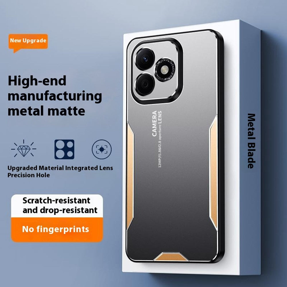 For Honor 400 Lite 5G Phone Case Aluminium Alloy TPU PC Back Cover