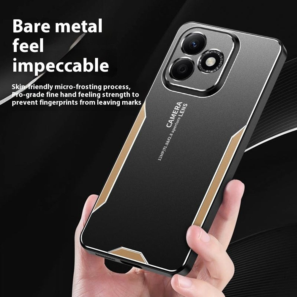 For Honor 400 Lite 5G Phone Case Aluminium Alloy TPU PC Back Cover