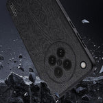 For Oppo Find X8s 5G Case Wood Texture PU Leather Coated PC TPU Phone Cover