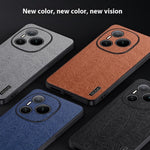 For Honor Power 5G Case Wood Texture PU Leather Coated PC TPU Phone Cover