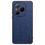 For Honor Power 5G Case Wood Texture PU Leather Coated PC TPU Phone Cover