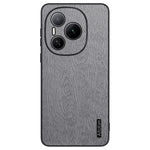 For Honor Power 5G Case Wood Texture PU Leather Coated PC TPU Phone Cover