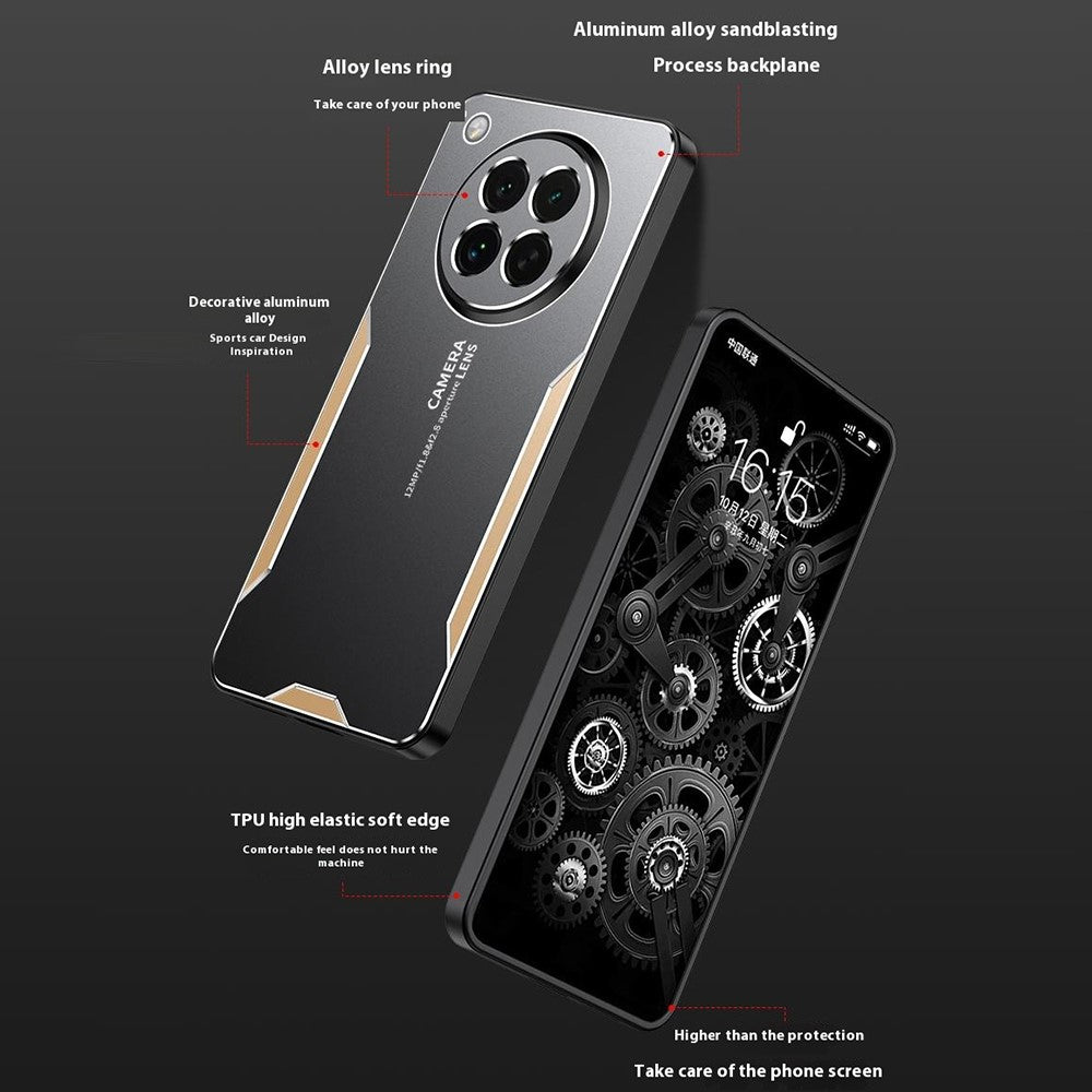 For Oppo Find X8s 5G Phone Case Aluminium Alloy TPU PC Back Cover