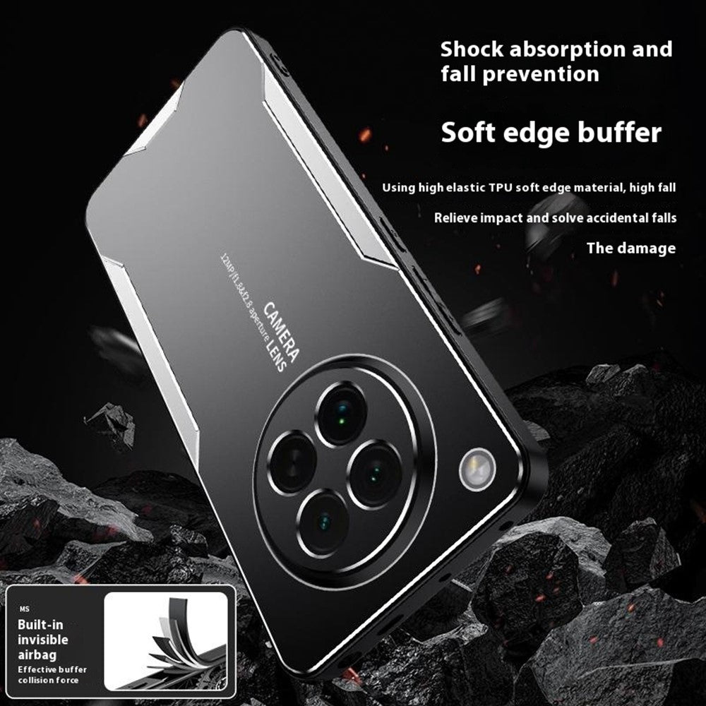 For Oppo Find X8s 5G Phone Case Aluminium Alloy TPU PC Back Cover