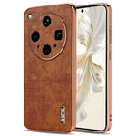 AZNS For Oppo Find X8 Ultra 5G Case Electroplating Crocodile Texture PU + TPU Phone Cover