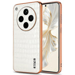 AZNS For Oppo Find X8s+ 5G Case Electroplating Crocodile Texture PU + TPU Phone Cover