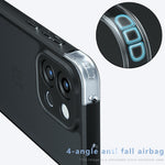 For OnePlus 13T 5G Case Skin-Touch TPU + PC Matte Phone Back Cover, Transparent Black