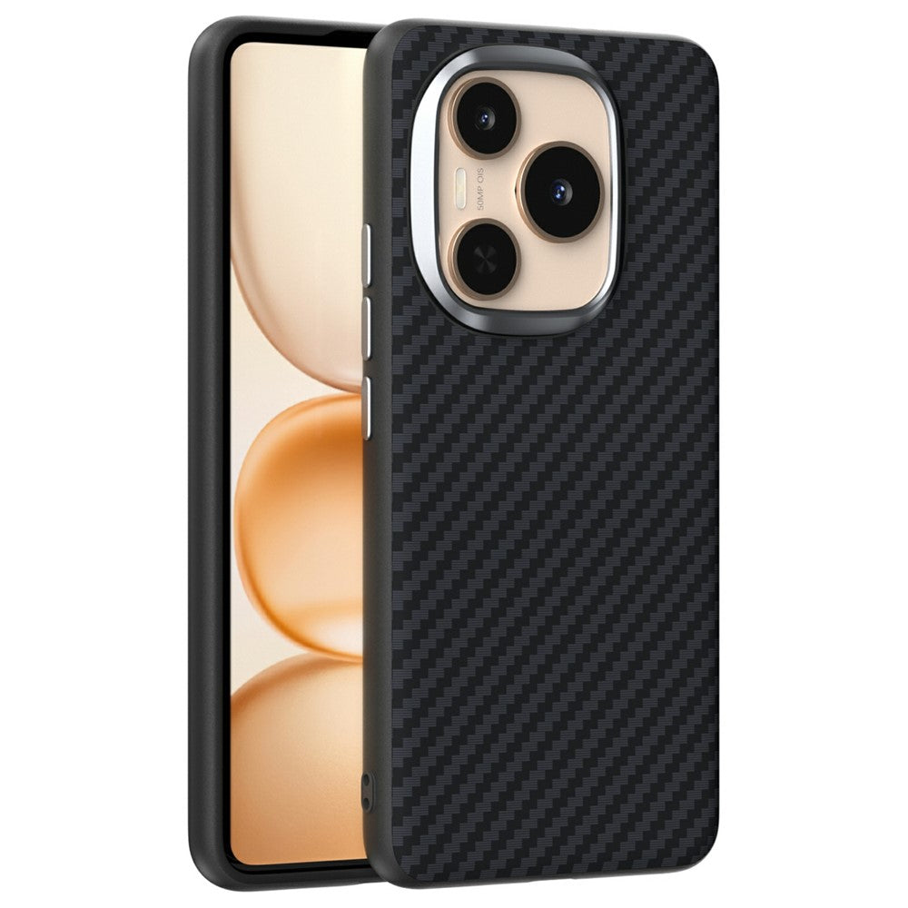 ABEEL For Honor Power 5G Magnetisk Etui Karbonfibertekstur Bagcover