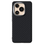 ABEEL For Honor Power 5G Magnetisk Etui Karbonfibertekstur Bagcover
