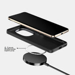 ABEEL For Honor Power 5G Magnetisk Etui Karbonfibertekstur Bagcover