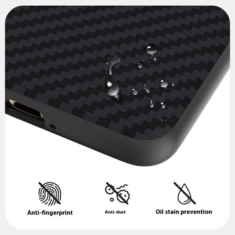 ABEEL For Honor Power 5G Magnetisk Etui Karbonfibertekstur Bagcover