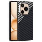ABEEL For Honor Power 5G Magnetisk Etui Karbonfibertekstur Bagcover