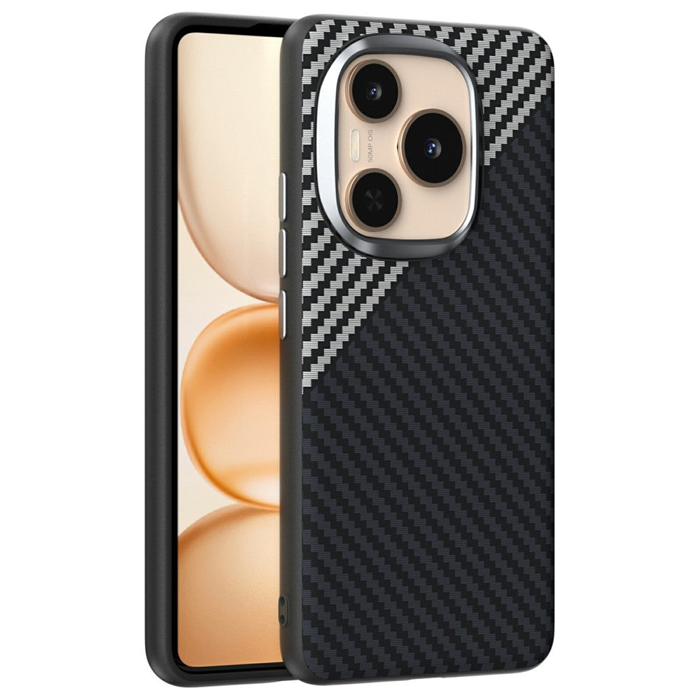 ABEEL For Honor Power 5G Magnetisk Etui Karbonfibertekstur Bagcover