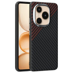 ABEEL For Honor Power 5G Magnetisk Etui Karbonfibertekstur Bagcover