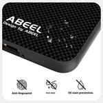 ABEEL For Honor Power 5G Magnetisk Etui Trykt PC TPU Aluminiumslegering Læder Telefoncover
