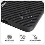 ABEEL For Honor Power 5G Magnetic Case PC + TPU + Aluminum Alloy + PU Leather Slim Phone Back Cover