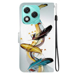For Honor 400 Lite 5G Case Pattern Printing Anti-Drop Leather Flip Wallet Phone Cover with Lanyard