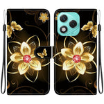 For Honor 400 Lite 5G Case Pattern Printing Anti-Drop Leather Flip Wallet Phone Cover with Lanyard