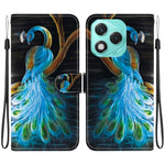 For Honor 400 Lite 5G Case Pattern Printing Anti-Drop Leather Flip Wallet Phone Cover with Lanyard
