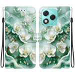 For Honor 400 Lite 5G Case Pattern Printing Anti-Drop Leather Flip Wallet Phone Cover with Lanyard