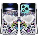 For Honor 400 Lite 5G Case Pattern Printing Anti-Drop Leather Flip Wallet Phone Cover with Lanyard