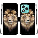 For Honor 400 Lite 5G Case Pattern Printing Anti-Drop Leather Flip Wallet Phone Cover with Lanyard