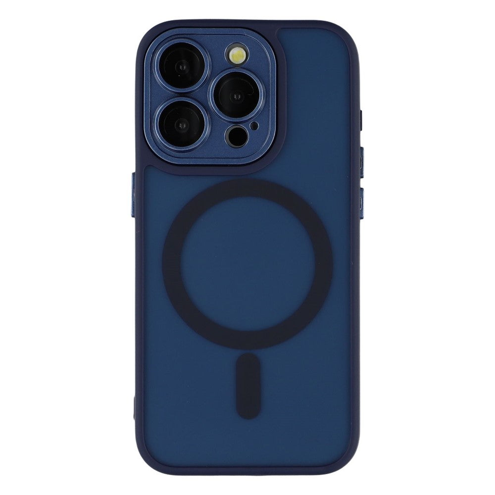 For iPhone 13 Pro Max  Case Compatible with MagSafe PC + TPU Matte Phone Cover with Glass Lens Film