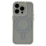 For iPhone 13 Pro Max  Case Compatible with MagSafe PC + TPU Matte Phone Cover with Glass Lens Film