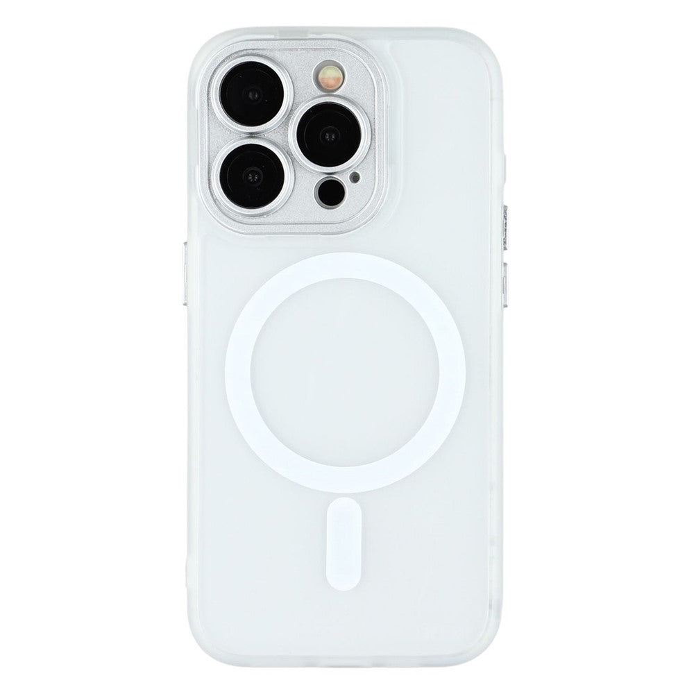 For iPhone 13 Pro Max  Case Compatible with MagSafe PC + TPU Matte Phone Cover with Glass Lens Film