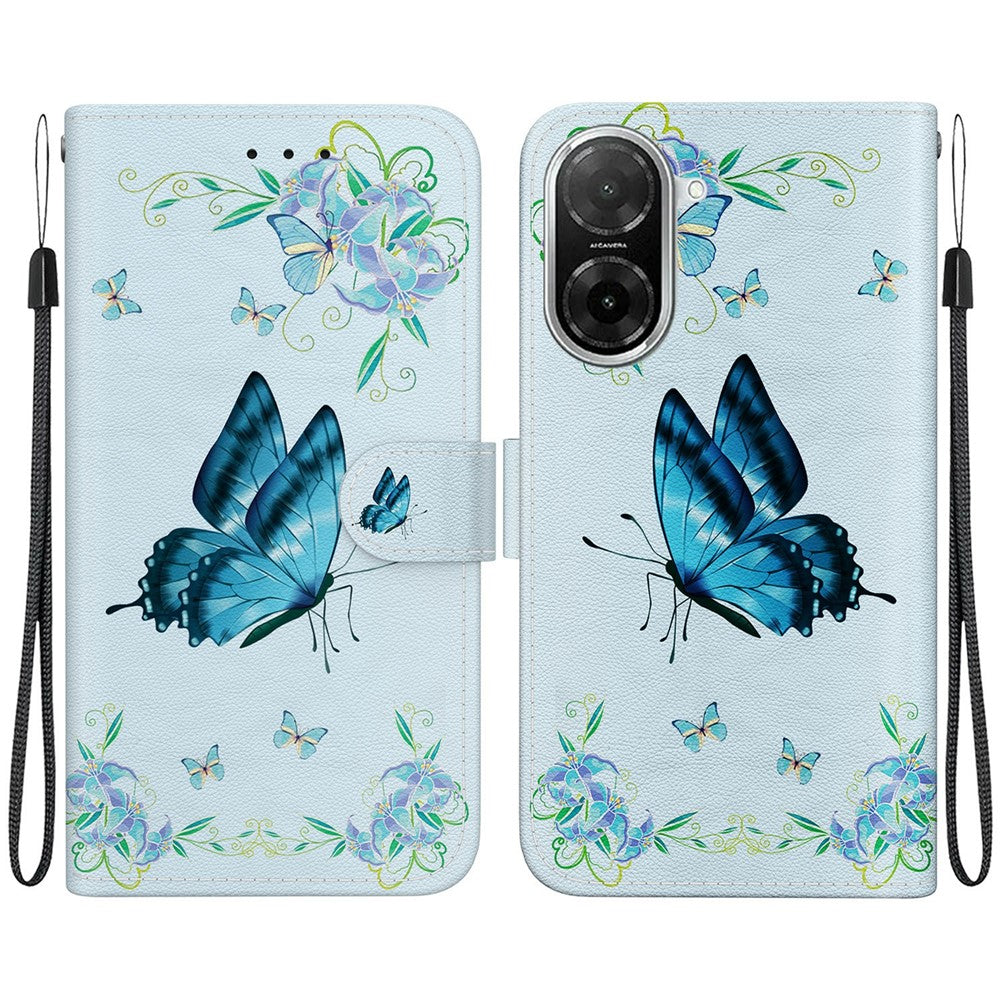 For Xiaomi Redmi A5 NFC (EU) (173.45mm) Wallet Phone Case Anti-Drop Leather Flip Cover Pattern Printing