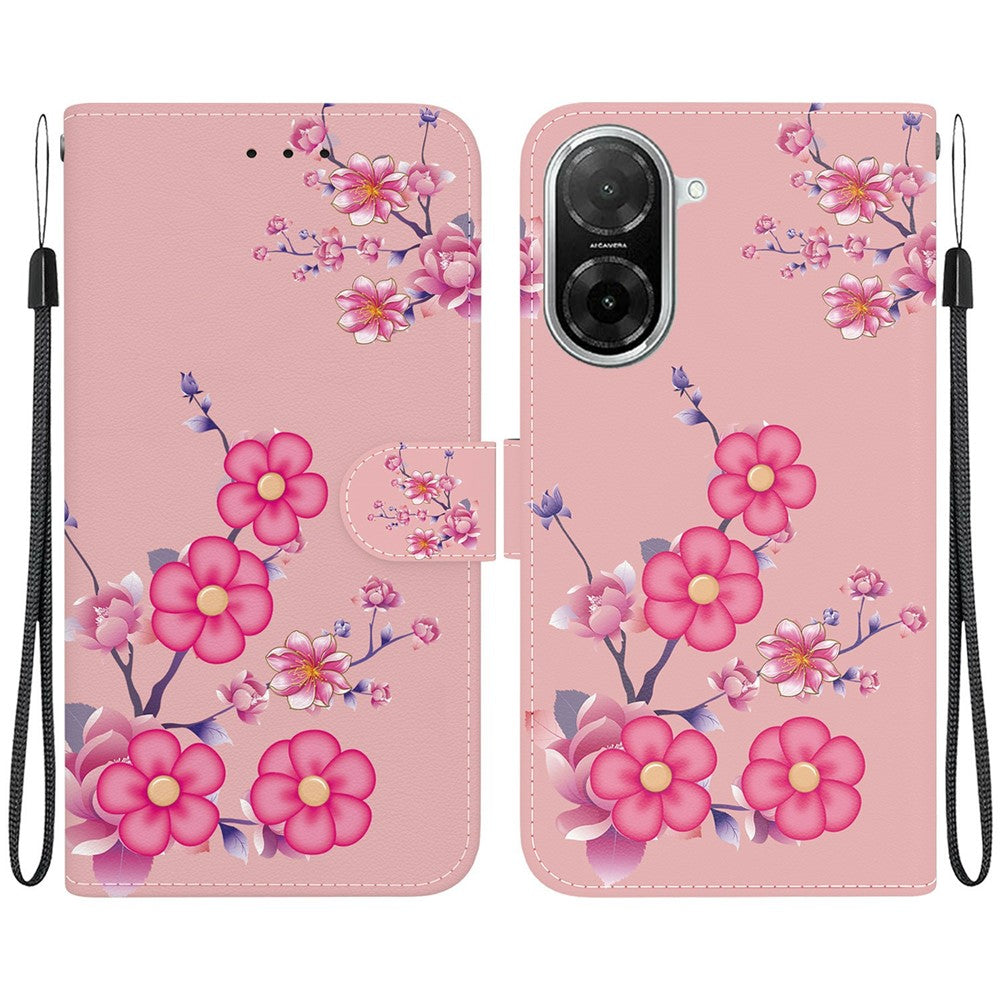 For Xiaomi Redmi A5 NFC (EU) (173.45mm) Wallet Phone Case Anti-Drop Leather Flip Cover Pattern Printing