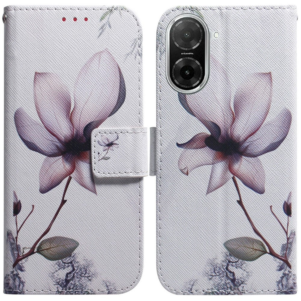 For Xiaomi Redmi A5 NFC (EU) (173.45mm) Wallet Case Pattern Print Leather Phone Cover