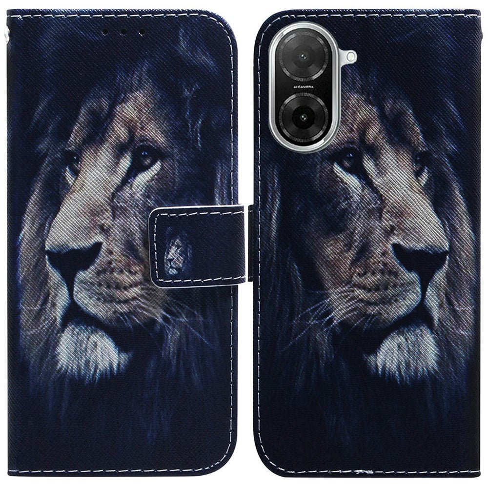 For Xiaomi Redmi A5 NFC (EU) (173.45mm) Wallet Case Pattern Print Leather Phone Cover