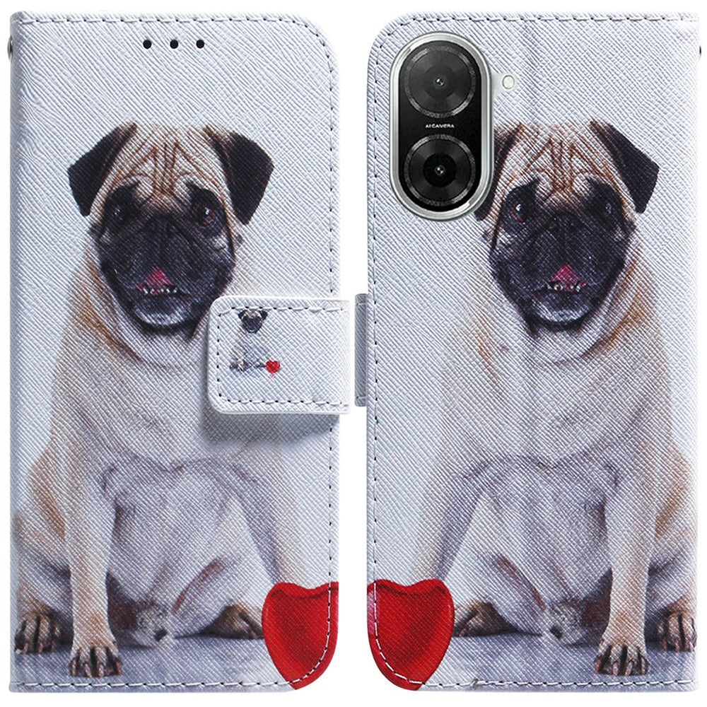 For Xiaomi Redmi A5 NFC (EU) (173.45mm) Wallet Case Pattern Print Leather Phone Cover