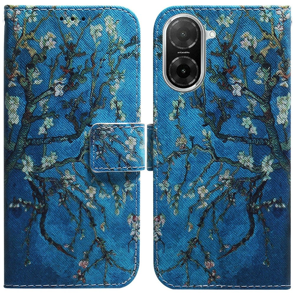 For Xiaomi Redmi A5 NFC (EU) (173.45mm) Wallet Case Pattern Print Leather Phone Cover