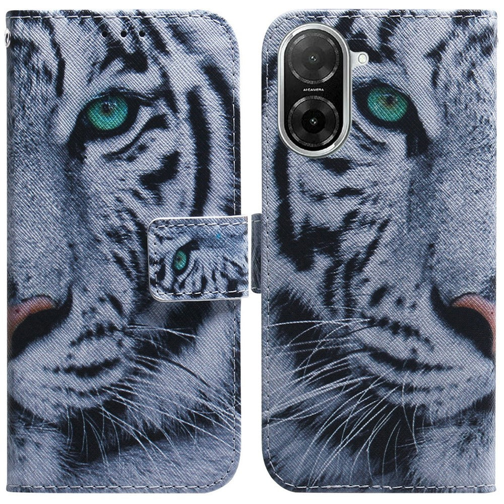 For Xiaomi Redmi A5 NFC (EU) (173.45mm) Wallet Case Pattern Print Leather Phone Cover