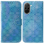 For Xiaomi Redmi A5 NFC (EU) (173.45mm) Stand Case Dazzling Flower Leather Phone Cover