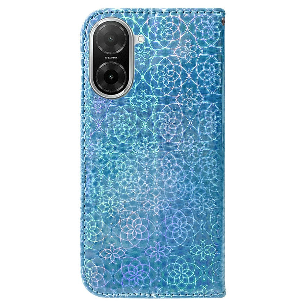 For Xiaomi Redmi A5 NFC (EU) (173.45mm) Stand Case Dazzling Flower Leather Phone Cover