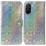 For Xiaomi Redmi A5 NFC (EU) (173.45mm) Stand Case Dazzling Flower Leather Phone Cover
