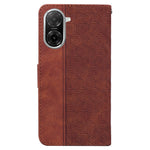 For Xiaomi Redmi A5 NFC (EU) (173.45mm) Case Geometry Pattern Leather Wallet Phone Cover with Wrist Strap
